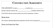 agreement template
